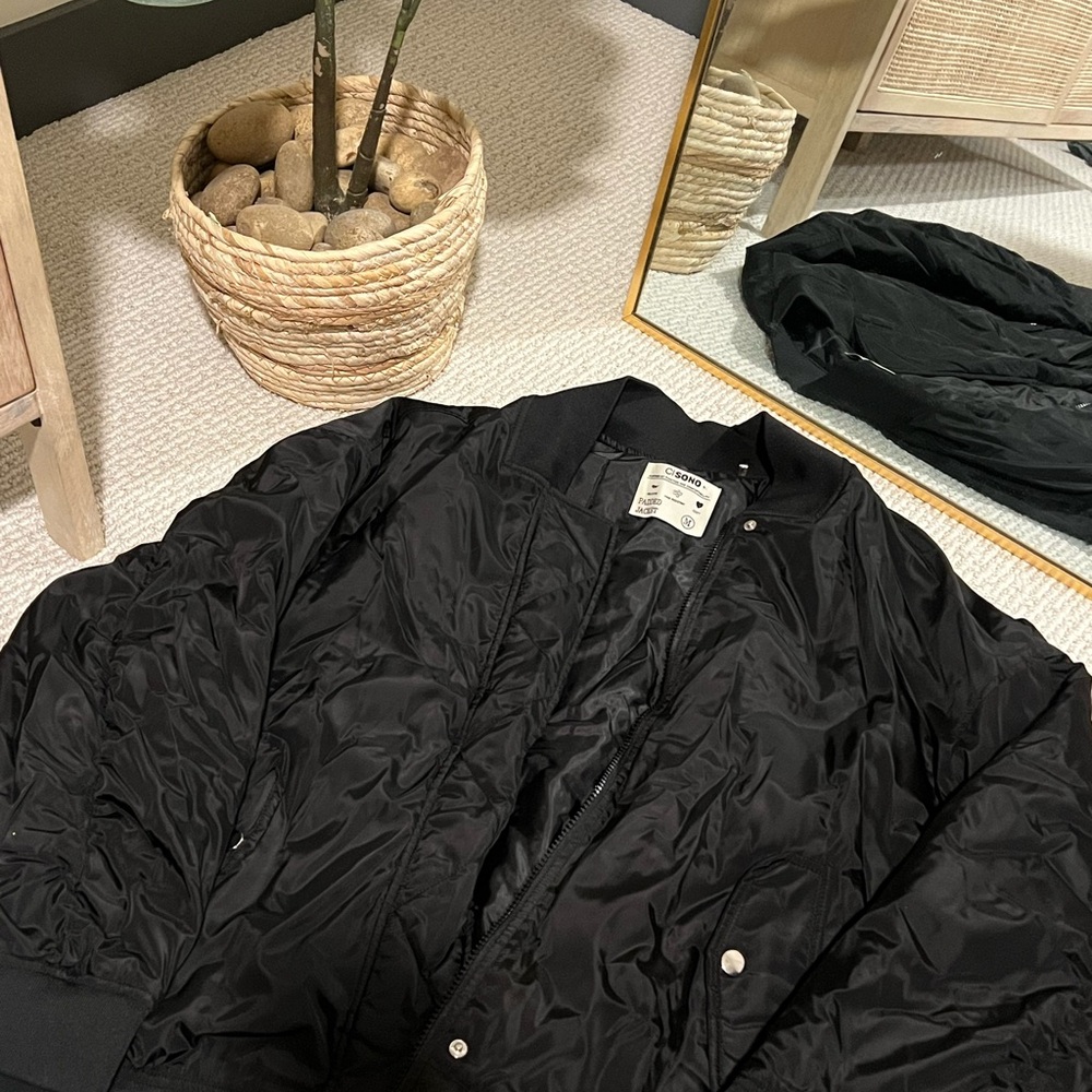 Ci Sono Black Padded Jacket